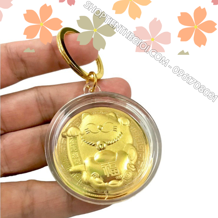 Móc khóa Mèo Thần Tài Cute - SP006000